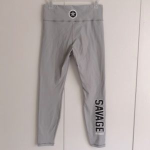 Savage Barbell Leggings, High Waist, Ankle Length